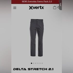 Mens Vertx Delta Stretch 2.1 Black Pants